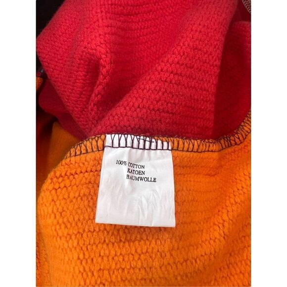 La Pagayo Women’s Medium Shirt Jacket 1/4 Zip Ribbed Hippie Colorful Indie NEW - Picture 9 of 9